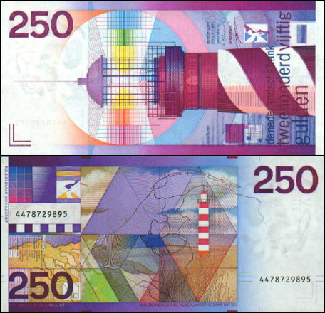 250 guilders (gulden) banknote